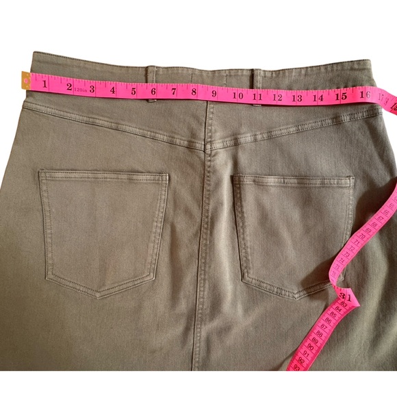 Pilcro Denim Mini Skirt in Sage Green - Picture 10 of 13